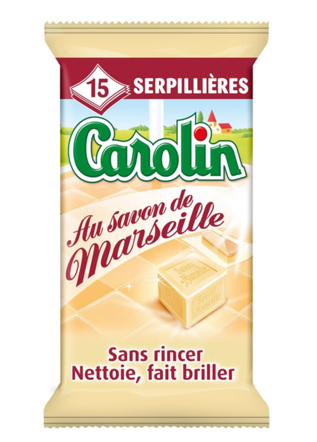 Serpillères au savon de Marseille CAROLIN