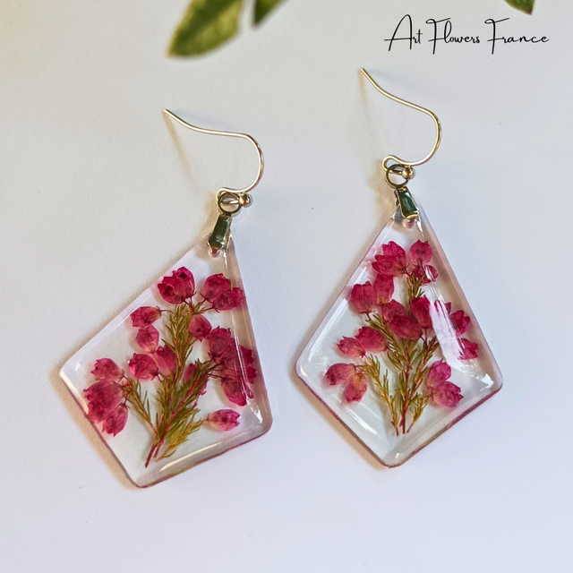Boucles d'oreilles La Bruyère (Erica)