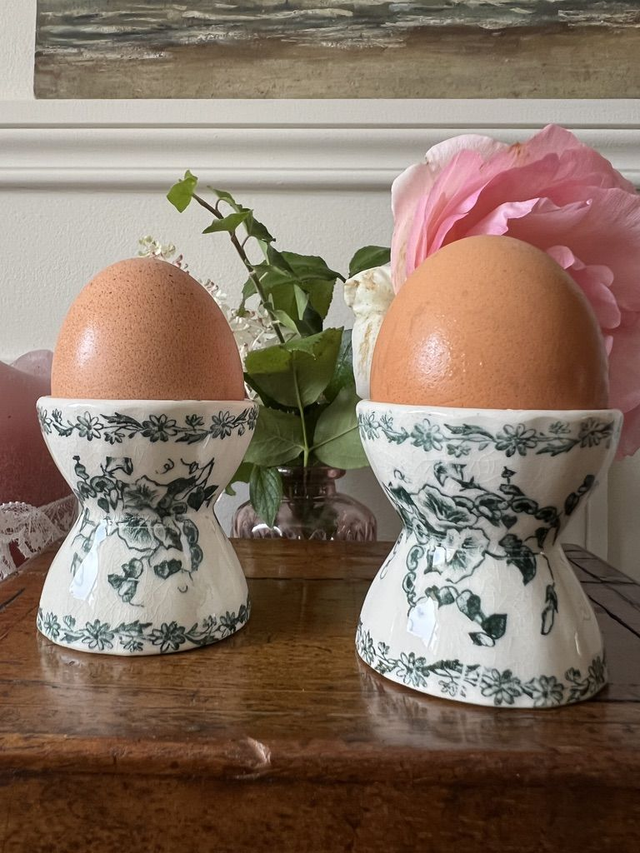 CAPUCINE - Duo de coquetiers diabolo Sarreguemines - Terre de Fer