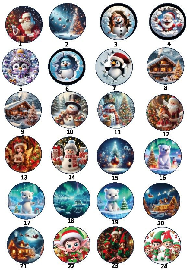 SUSPENSION DE NOEL EN CERAMIQUE PERSONNALISABLE