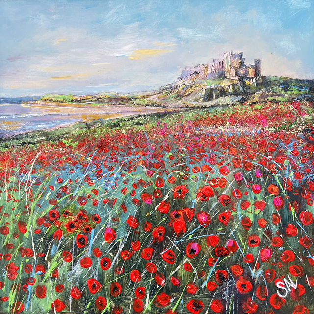 Print- Bamburgh- ‘Red Bamburgh’