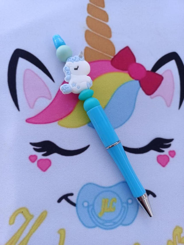 Stylo avec recharge Licorne étoilée 