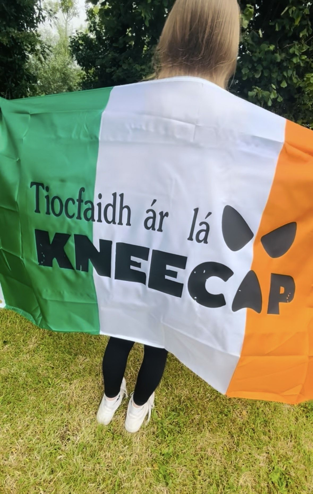 Kneecap Concert body flag 5ft x 3ft