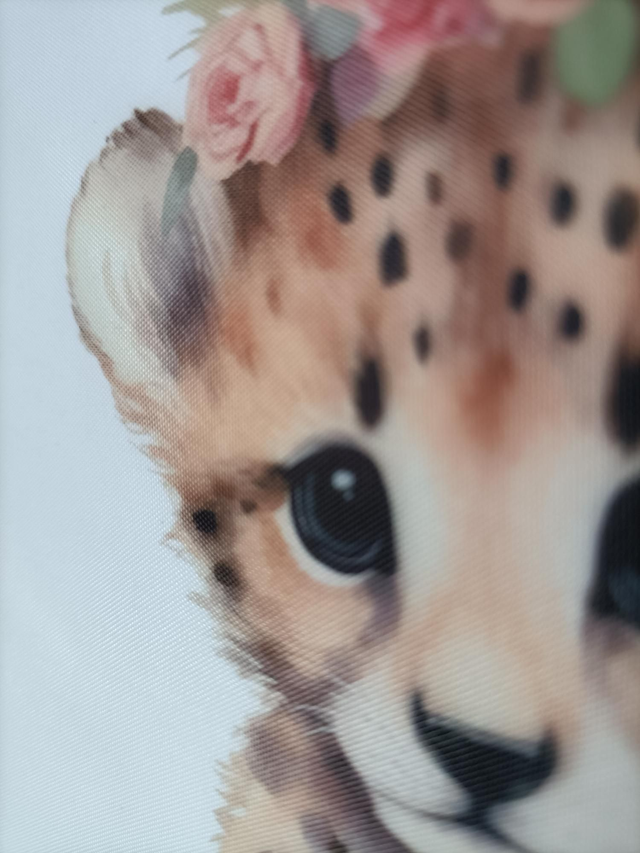 Toile de naissance personnalisée encadrée – Cadeau de naissance unique – Décoration chambre bébé – Souvenir doux et poétique