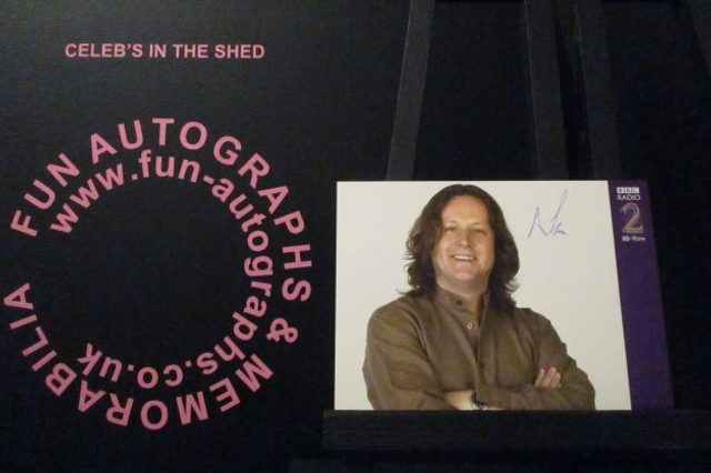 Alex Lester Authentic Autographed BBC Radio 2 6x4 Cast Card