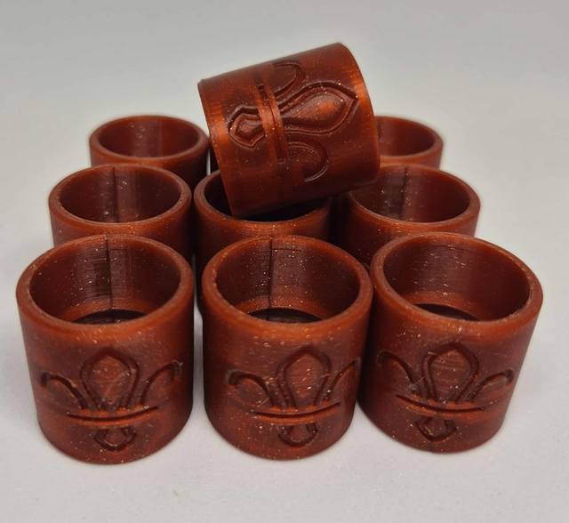 Woggle - Sparkle - Red - 10 Pack