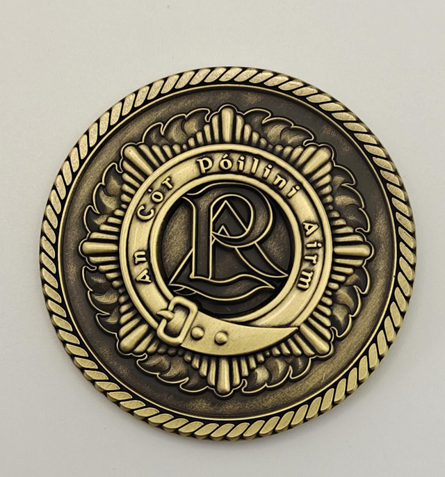 Military police challenge coin