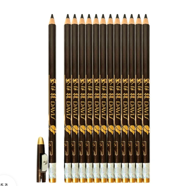 Lot de 12 crayons - DARK