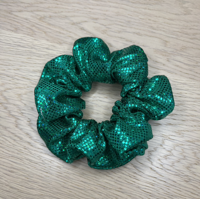 Vihreä glitter hiudonitsi