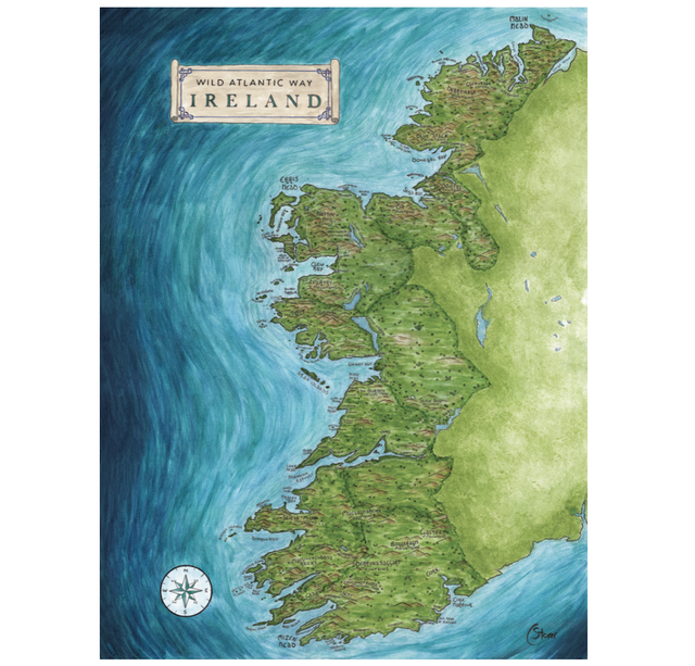  3. Wild Atlantic Way Map