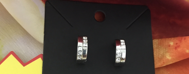 Silver Studs Earrings- STU37