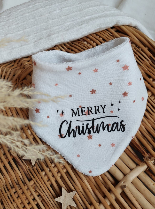 Bavoir &quot;Merry Christmas&quot; 