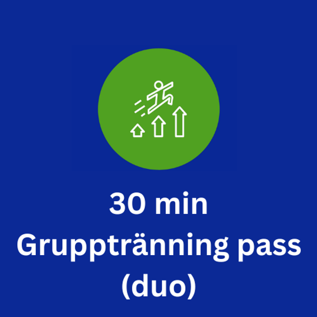 30 min Grupptränning pass (duo)