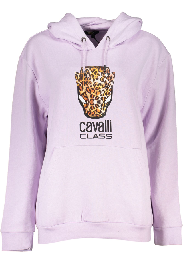 CAVALLI CLASS FELPA SENZA ZIP DONNA VIOLA