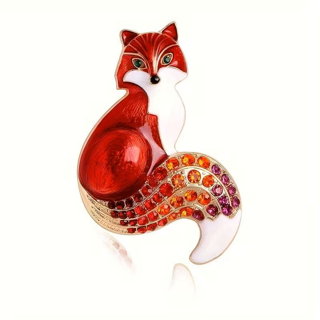 Fox Brooch 