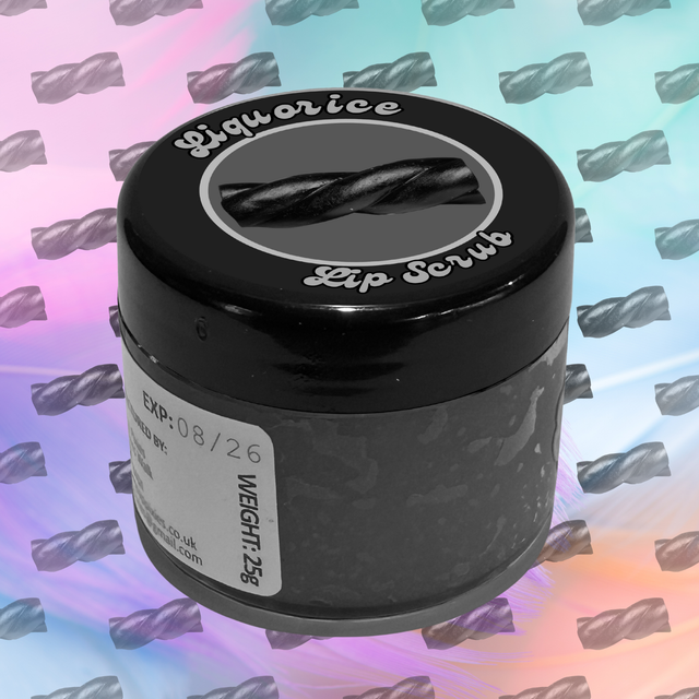 Liquorice Flavour Lip Scrub (25g)