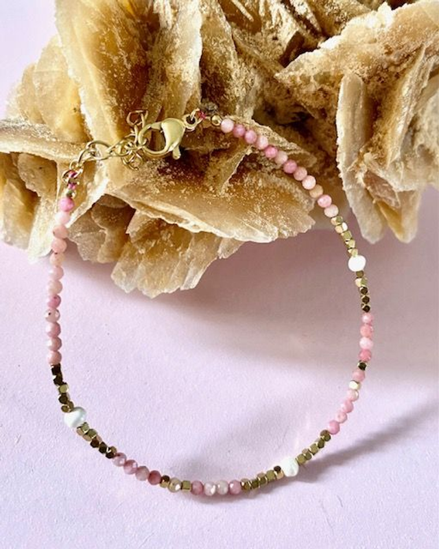 Bracelet Bohême Rhodonite 