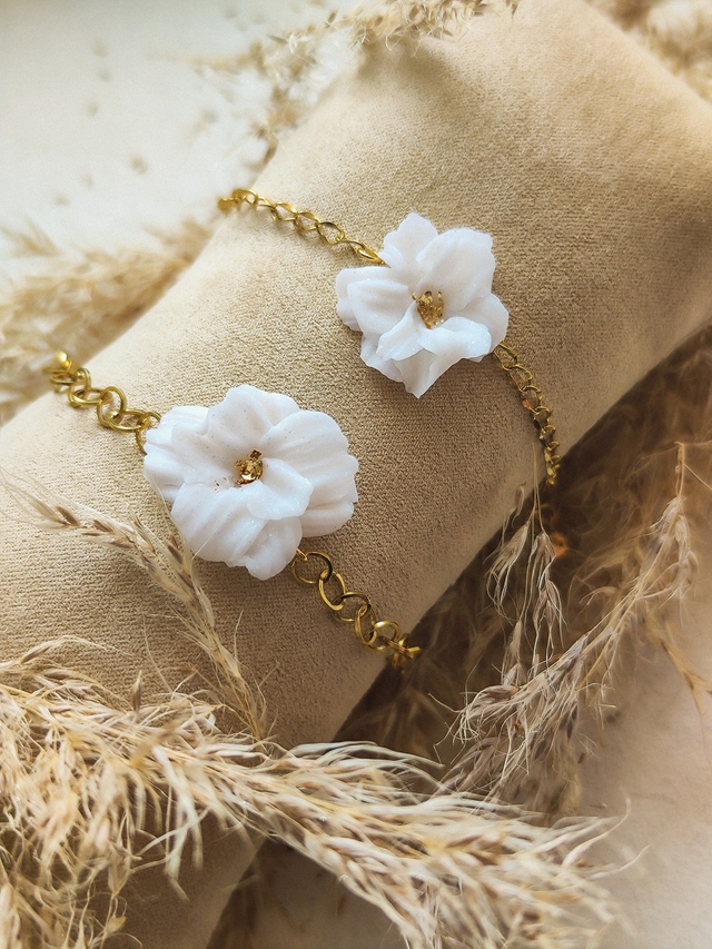 Bracelet Blanche (maille fine)