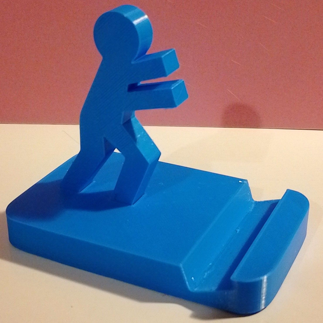 3D Printed Stickman Phone Desktop Stand Or Tablet Desktop Stand - 8 Colours