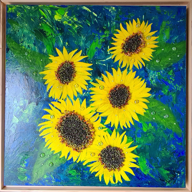 les tournesols 80x80