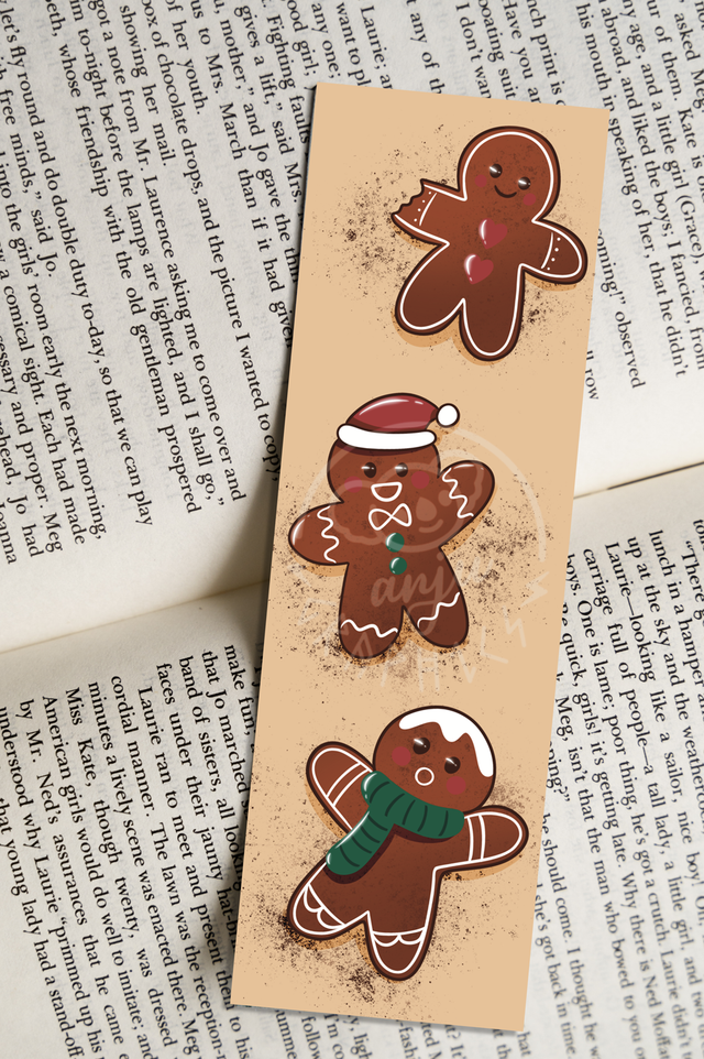 DAY 15 - Bonhomme pain d'épices - Marque-page