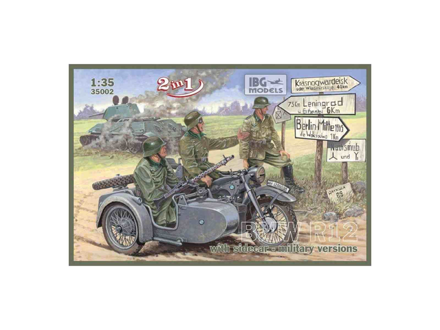 BMW R12 with sidecar M.V. IBG 35002 1/35