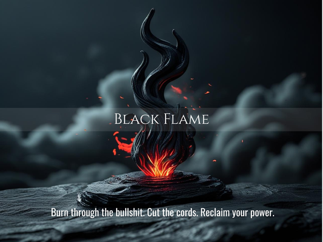 Black Flame | Cut Cords, Clear Mimicry &amp; Break Loops | Same Day Delivery