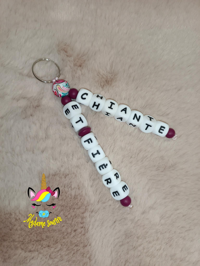 Porte Clés 2 Branches liées Forme