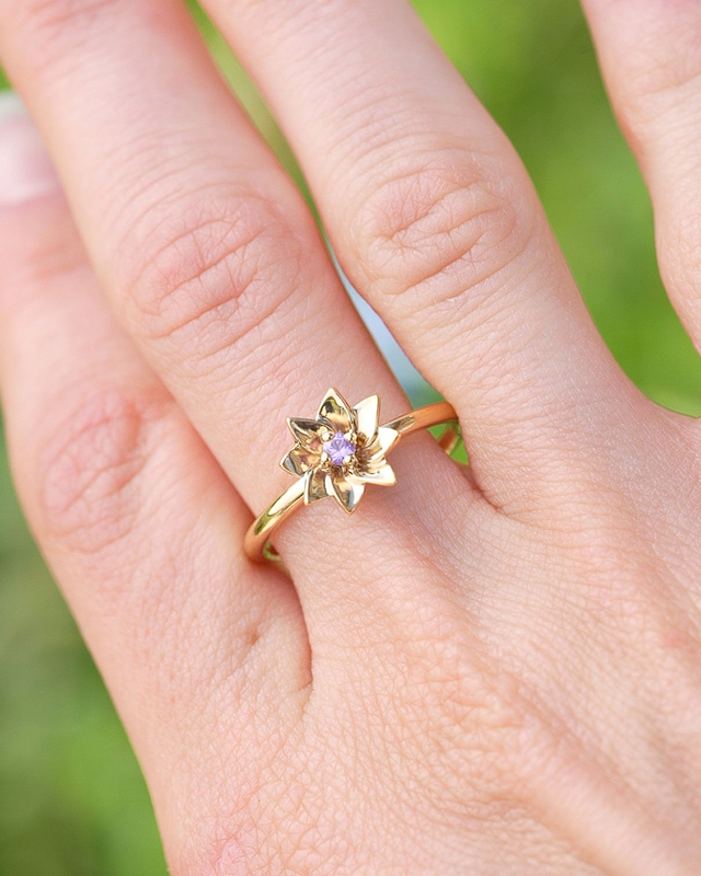 SUNNY CLÉMATITE - Bague Grand Modèle