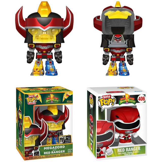 Mighty Morphin&#039; Power Rangers: Megazord with Red Ranger Bitty Pop!