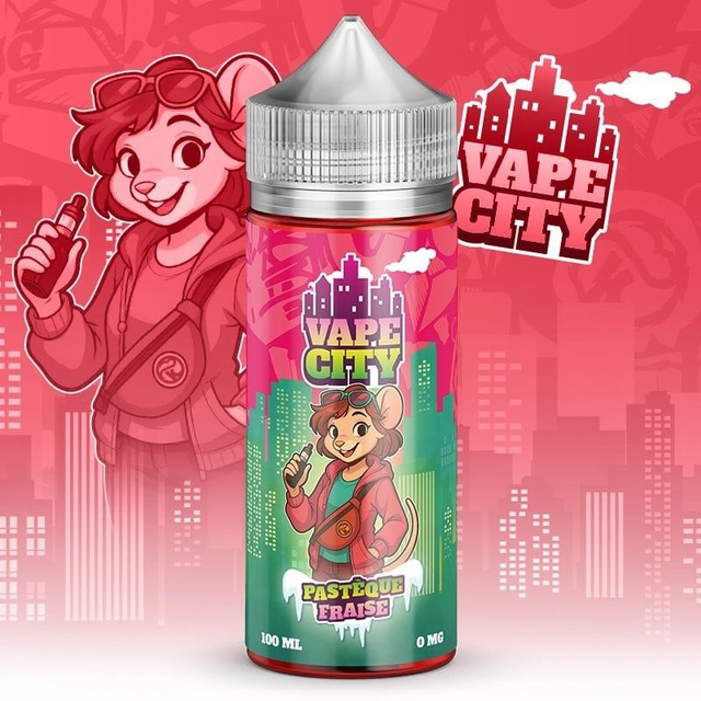 PASTEQUE FRAISE VAPE CITY 50ML/100ML