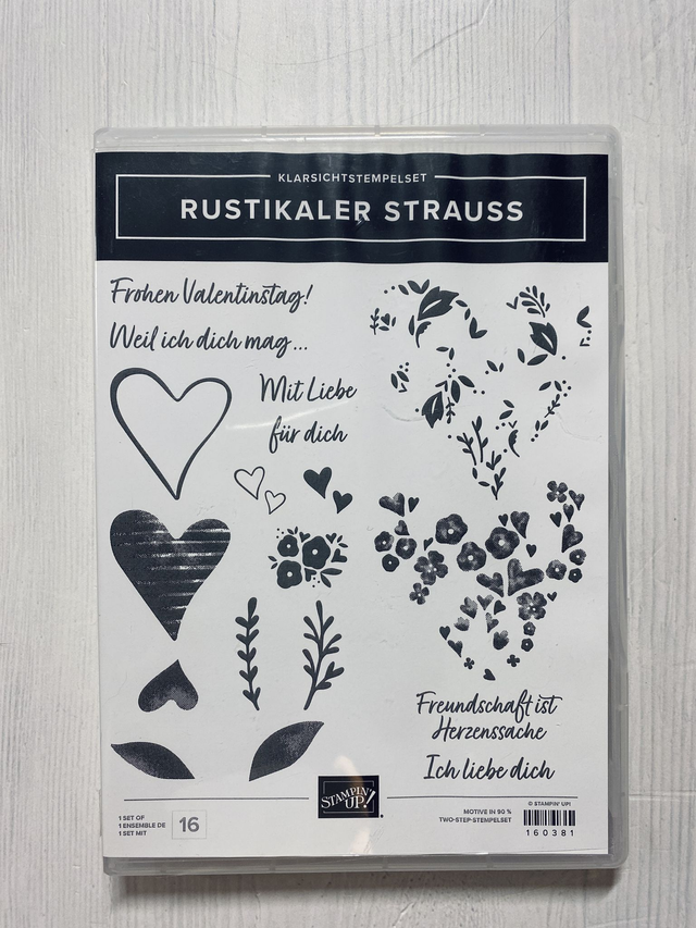 Rustikaler Strauss (Stempel Klarsicht)