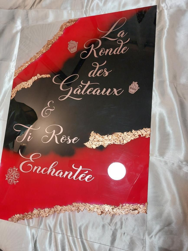 Cadre plexiglass personnalisé