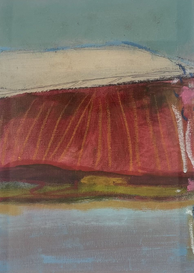 RN08 Into the Distance by Rory Nugent, 32x42cm Oil on Paper