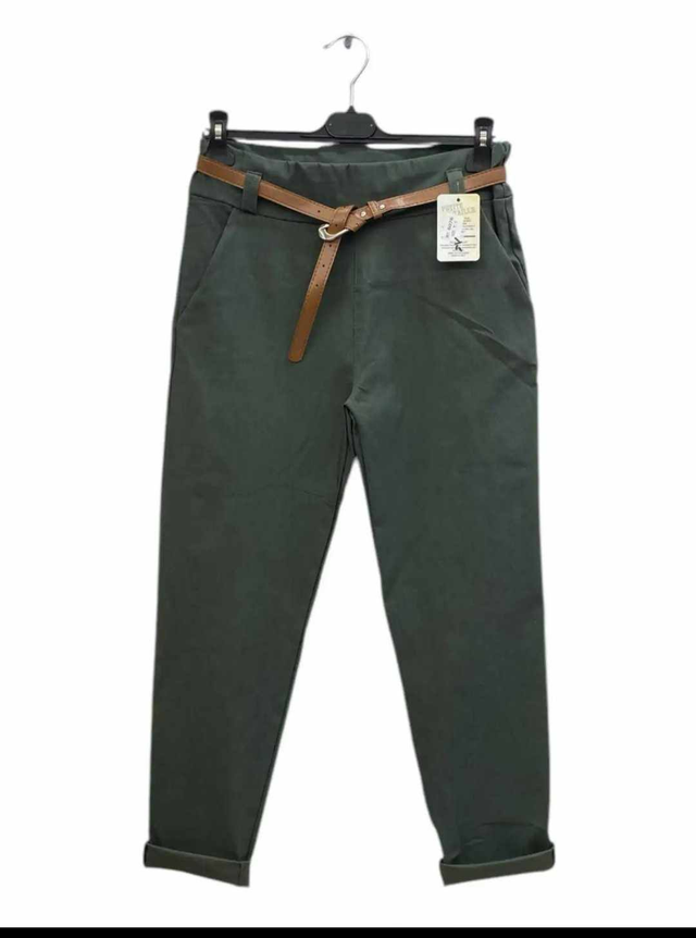 Pantalon stretch kaki T2