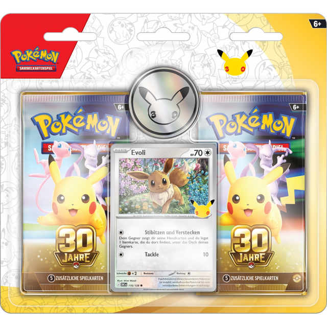 Pokémon 30 Jahre 2-Pack Blister -DE-