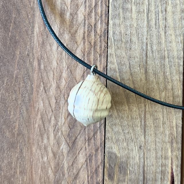 Collier en bois de hêtre échauffé 