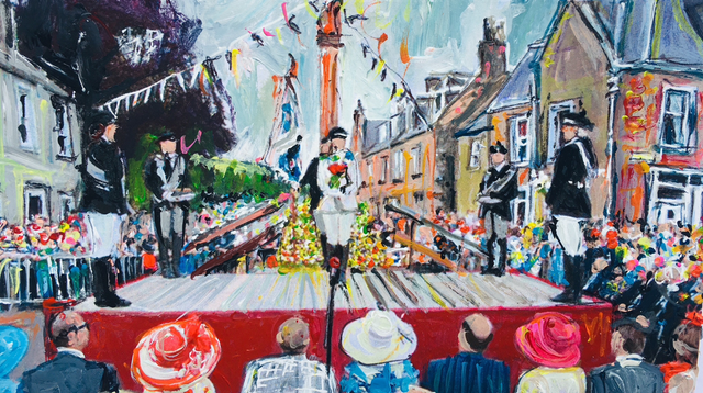 Print- Gala Day- Mixing o’ the Roses 