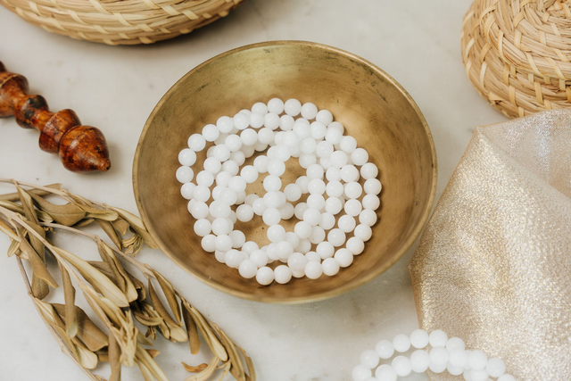 Bracelet Agate blanche - Douceur et apaisement