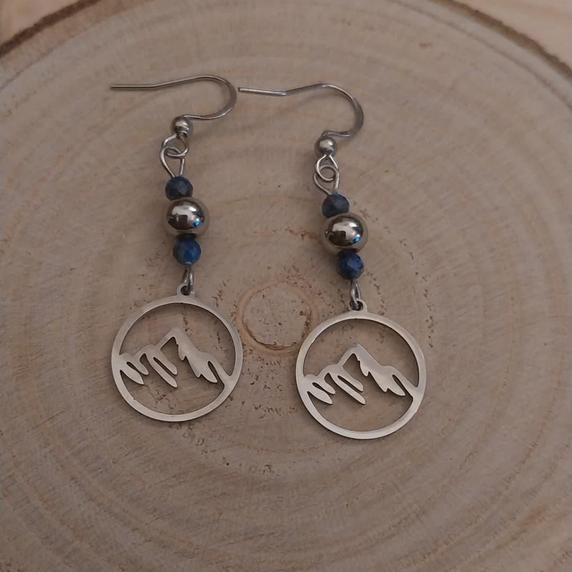 Boucles d'oreilles "Montagne"