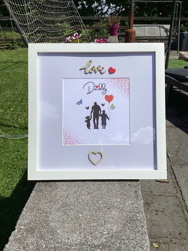 Personalised gift for Father’s Day and special occasions. Beautiful keepsake for him