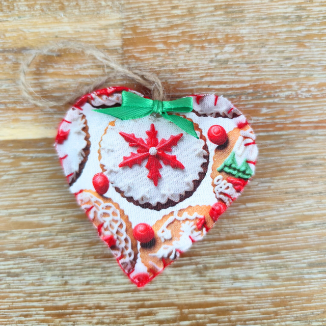 Suspension Cœur &quot;Biscuits&quot;