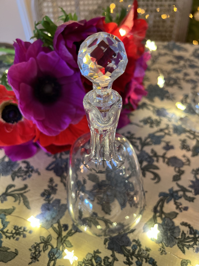 ALBERTINE - Ancienne Carafe à liqueurs en cristal taillé XIXème Siècle