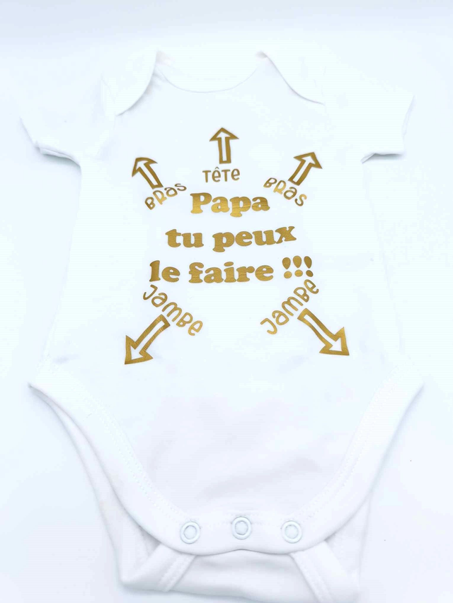 Body manches courtes pour Papa