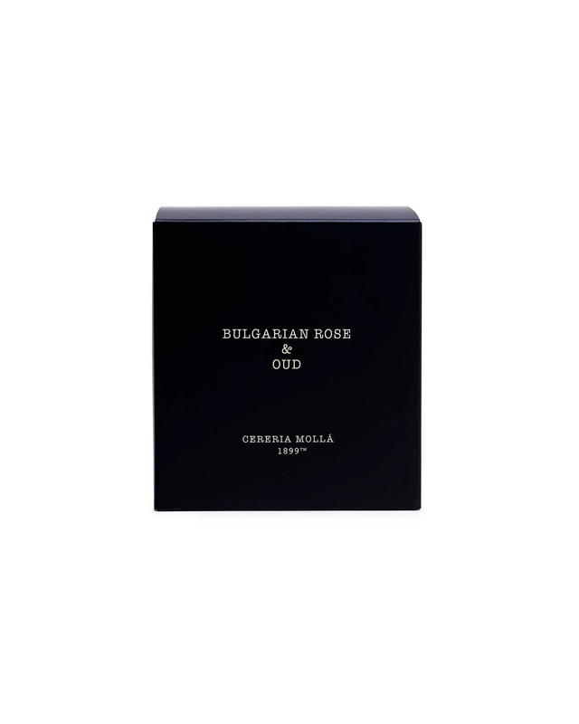 Bulgarian Rose & Oud Kerze 600g - Cereria Mollá