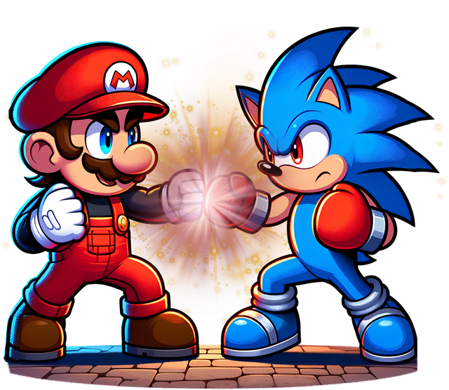 Mario &amp; Sonic DTF