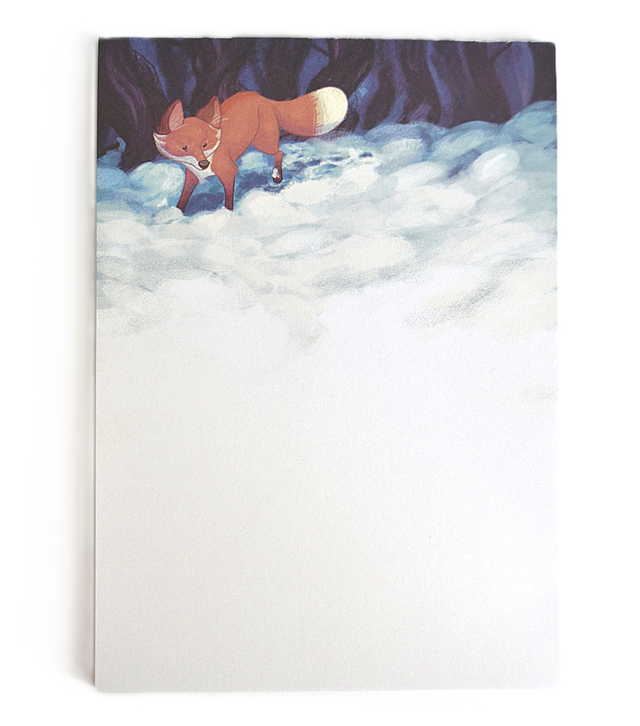 Snow Fox Notepad