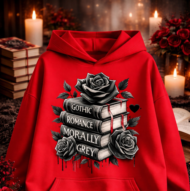 ✨ Sweat à capuche – Chapter Blossom (rouge) ✨