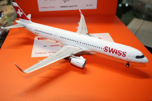 Swiss A321Neo (HB-JPB) "Chateau-d'Oex", 1:400, JC Wings