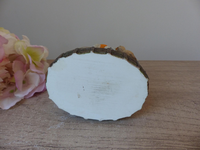 Charmant porte serviettes résine décoré d'oies, accessoire de table cuisine ferme décoration rustique, oiseaux porte serviettes déco cuisine